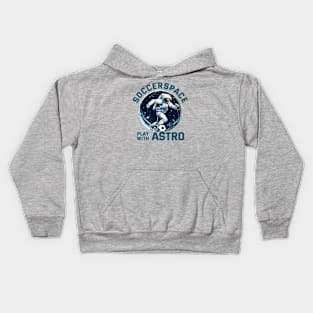 Soccer Space - Play with Astro Kids Hoodie